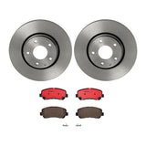 Brembo OE Front Brake Kit (Prem NAO Ceramic Pads/Prem UV Coat Rotors) - 13-20 Mazda CX-5 by Brembo KT00921-BRE