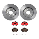 Brembo OE Front Brake Kit (Prem NAO Ceramic Pads/Prem UV Coat Rotors) - 94-96 Mercedes C220/97-98 C230/94-95 C280 by Brembo KT00925-BRE