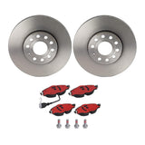 Brembo OE Front Brake Kit (Prem NAO Ceramic Pads/Prem UV Coat Rotors) - VW/Audi by Brembo KT00945-BRE