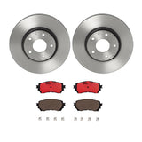 Brembo OE Front Brake Kit (Prem NAO Ceramic Pads/Prem UV Coat Rotors) - 14-20 Mazda 6 by Brembo KT00954-BRE