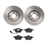 Brembo OE Front Brake Kit (Prem NAO Ceramic Pads/Prem UV Coat Rotors) - Audi by Brembo KT00A04-BRE