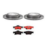 Brembo OE Rear Brake Kit (Prem NAO Ceramic Pads/Prem UV Coat Rotors) - 11-21 Dodge Durango/17-21 Jeep Grand Cherokee by Brembo KT00A43-BRE