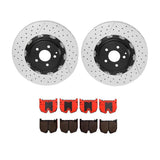 Brembo OE Front Brake Kit (Prem NAO Ceramic Pads/Prem Rotors) - 03-06 Mercedes CL55 AMG by Brembo KT00A52-BRE