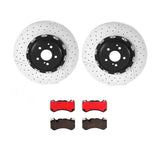 Brembo OE Front Brake Kit (Prem NAO Ceramic Pads/Prem Rotors) - 14-18 Audi RS7 by Brembo KT00A53-BRE
