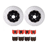 Brembo OE Front Brake Kit (Prem NAO Ceramic Pads/Prem Rotors) - 03-06 Mercedes CL55 AMG by Brembo KT00A54-BRE