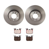 Brembo OE Front Brake Kit (Prem NAO Ceramic Pads/Prem UV Coat Rotors) - BMW by Brembo KT00A55-BRE
