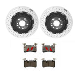 Brembo OE Rear Brake Kit (Prem NAO Ceramic Pads/Prem Rotors) - 08-13 Mercedes C63 AMG by Brembo KT00A60-BRE