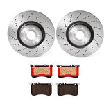 Brembo OE Front Brake Kit (Prem NAO Ceramic Pads/Prem UV Coat Rotors) - 12-18 Mercedes CLS550/17-20 SLC43 AMG by Brembo KT00A62-BRE