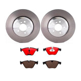Brembo OE Front Brake Kit (Prem NAO Ceramic Pads/Prem Rotors) - BMW by Brembo KT00A74-BRE