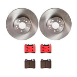 Brembo OE Front Brake Kit (Prem NAO Ceramic Pads/Prem Rotors) - 92-93 Mercedes 300SD by Brembo KT00A82-BRE