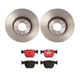 Brembo OE Front Brake Kit (Prem NAO Ceramic Pads/Prem UV Coat Rotors) - BMW by Brembo KT00A83-BRE