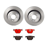 Brembo OE Rear Brake Kit (Prem NAO Ceramic Pads/Prem UV Coat Rotors) - BMW by Brembo KT00A90-BRE