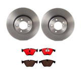 Brembo OE Front Brake Kit (Prem NAO Ceramic Pads/Prem UV Coat Rotors) - BMW by Brembo KT00A92-BRE