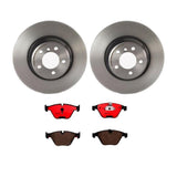 Brembo OE Front Brake Kit (Prem NAO Ceramic Pads/Prem UV Coat Rotors) - BMW by Brembo KT00A93-BRE