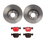 Brembo OE Front Brake Kit (Prem NAO Ceramic Pads/Prem UV Coat Rotors) - BMW by Brembo KT00A96-BRE