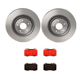 Brembo OE Front Brake Kit (Prem NAO Ceramic Pads/Prem UV Coat Rotors) - 02-04 Mercedes C32 AMG by Brembo KT00A99-BRE