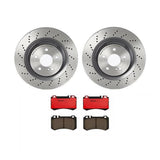 Brembo OE Rear Brake Kit (Prem NAO Ceramic Pads/Prem UV Coat Rotors) - 05-06 Mercedes CL65 AMG by Brembo KT00B20-BRE