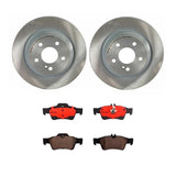Brembo OE Rear Brake Kit (Prem NAO Ceramic Pads/Prem UV Coat Rotors) - 03-06 Mercedes CL500/07-13 S550/2007 S600 by Brembo KT00B33-BRE