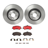 Brembo OE Front Brake Kit (Prem NAO Ceramic Pads/Prem UV Coat Rotors) - 13-15 Mercedes GLK250/10-15 GLK350 by Brembo KT00B38-BRE