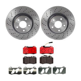 Brembo OE Front Brake Kit (Prem NAO Ceramic Pads/Prem UV Coat Rotors) - 01-02 Mercedes CL55 AMG by Brembo KT00B41-BRE