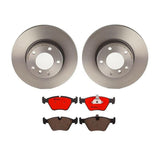 Brembo OE Front Brake Kit (Prem NAO Ceramic Pads/Prem UV Coat Rotors) - BMW by Brembo KT00B57-BRE