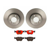 Brembo OE Front Brake Kit (Prem NAO Ceramic Pads/Prem UV Coat Rotors) - BMW by Brembo KT00B58-BRE