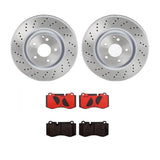 Brembo OE Front Brake Kit (Prem NAO Ceramic Pads/Prem UV Coat Rotors) - 19-21 Mercedes CLS53 AMG/2017 Maybach S550 by Brembo KT00B51-BRE