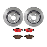 Brembo OE Rear Brake Kit (Prem NAO Ceramic Pads/Prem UV Coat Rotors) - 12-15 Mercedes C250/08-14 C300/08-15 C350 by Brembo KT00B66-BRE