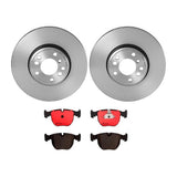 Brembo OE Front Brake Kit (Prem NAO Ceramic Pads/Prem UV Coat Rotors) - BMW by Brembo KT00B69-BRE