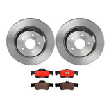 Brembo OE Rear Brake Kit (Prem NAO Ceramic Pads/Prem UV Coat Rotors) - 03-06 Mercedes CL500/07-13 S550/2007 S600 by Brembo KT00B72-BRE