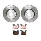 Brembo OE Front Brake Kit (Prem NAO Ceramic Pads/Prem UV Coat Rotors) - BMW by Brembo KT00B73-BRE