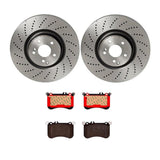 Brembo OE Front Brake Kit (Prem NAO Ceramic Pads/Prem UV Coat Rotors) - 12-18 Mercedes CLS550/17-20 SLC43 AMG by Brembo KT00B82-BRE