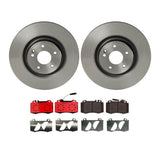 Brembo OE Front Brake Kit (Prem NAO Ceramic Pads/Prem UV Coat Rotors) - 01-02 Mercedes CL55 AMG by Brembo KT00B91-BRE