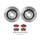Brembo OE Rear Brake Kit (Prem NAO Ceramic Pads/Prem UV Coat Rotors) - 2017 Mercedes Maybach S550 by Brembo KT00B97-BRE
