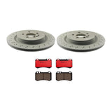 Brembo OE Rear Brake Kit (Prem NAO Ceramic Pads/Prem UV Coat Rotors) - 05-06 Mercedes CL65 AMG by Brembo KT00C07-BRE