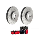 Brembo OE Front Brake Kit (Prem NAO Ceramic Pads/Prem Rotors) - 17-20 Mercedes C43 AMG/17-18 E43 AMG by Brembo KT00C23-BRE
