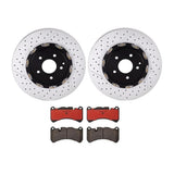 Brembo OE Front Brake Kit (Prem NAO Ceramic Pads/Prem Rotors) - 05-06 Mercedes CLK55 AMG/07-08 CLK63 AMG by Brembo KT00C24-BRE