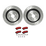 Brembo OE Rear Brake Kit (Prem NAO Ceramic Pads/Prem UV Coat Rotors) - 17-20 Mercedes AMG GT by Brembo KT00C26-BRE