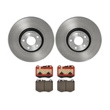 Brembo OE Front Brake Kit (Prem NAO Ceramic Pads/Prem Rotors) - 15-20 Mercedes C300/16-18 C350e/2015 C400 by Brembo KT00C31-BRE
