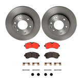 Brembo OE Front Brake Kit (Prem NAO Ceramic Pads/Prem UV Coat Rotors) - 07-09 Dodge Sprinter 3500 by Brembo KT00C35-BRE
