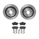 Brembo OE Rear Brake Kit (Prem LowMet Pads/Prem UV Coat Rotors) - 14-19 Mercedes CLA45 AMG by Brembo KT04202-BRE