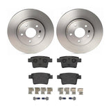 Brembo OE Rear Brake Kit (Prem NAO Ceramic Pads/Prem UV Coat Rotors) - 05-07 Ford Five Hundred by Brembo KT04210-BRE