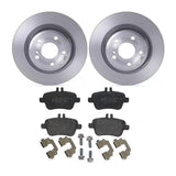 Brembo OE Rear Brake Kit (Prem LowMet Pads/Prem UV Coat Rotors) - 12-13 Mercedes SLK250/SLK350 by Brembo KT04222-BRE