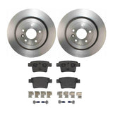 Brembo OE Rear Brake Kit (Prem NAO Ceramic Pads/Prem UV Coat Rotors) - 05-07 Ford Five Hundred by Brembo KT04226-BRE