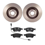 Brembo OE Front Brake Kit (Prem LowMet Pads/Prem UV Coat Rotors) - VW/Audi by Brembo KT04231-BRE
