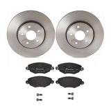 Brembo OE Front Brake Kit (Prem LowMet Pads/Prem UV Coat Rotors) - 02-08 Jaguar X-Type by Brembo KT04235-BRE