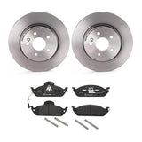 Brembo OE Front Brake Kit (Prem LowMet Pads/Prem UV Coat Rotors) - 98-03 Mercedes ML320/03-05 ML350/1999 ML430 by Brembo KT04237-BRE