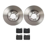 Brembo OE Front Brake Kit (Prem LowMet Pads/Prem Rotors) - 86-87 Mercedes 300SDL by Brembo KT04247-BRE