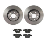 Brembo OE Front Brake Kit (Prem LowMet Pads/Prem UV Coat Rotors) - BMW by Brembo KT04250-BRE