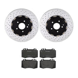 Brembo OE Front Brake Kit (Prem LowMet Pads/Prem Rotors) - 02-04 Mercedes C32 AMG by Brembo KT04251-BRE